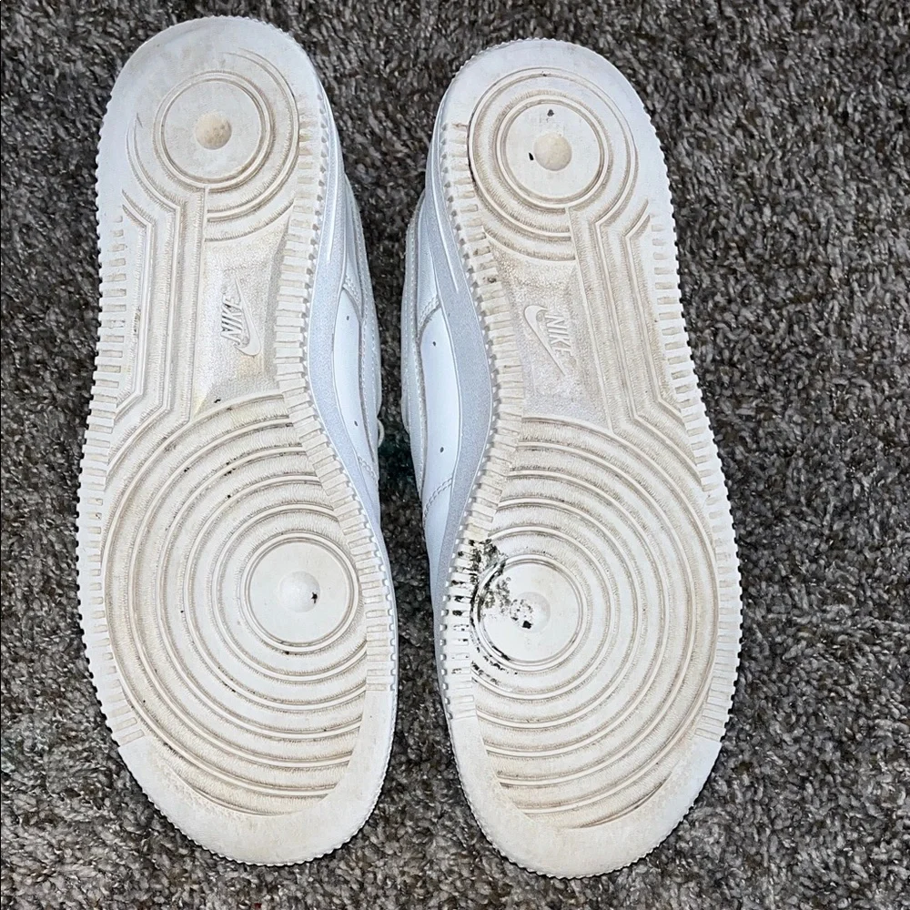 Nike Air Force One White Sneakers - Picture 7 of 10